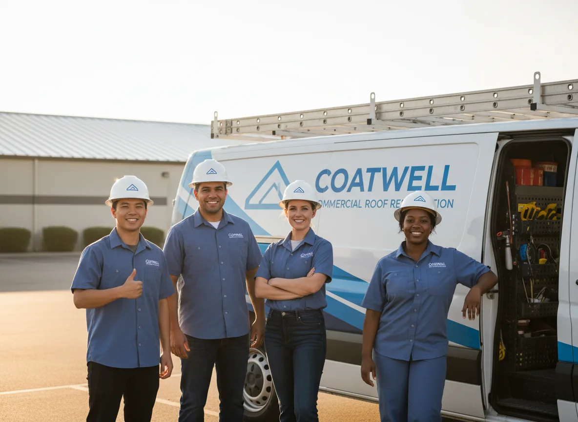 Commercial roof coating company in Bristow, IA